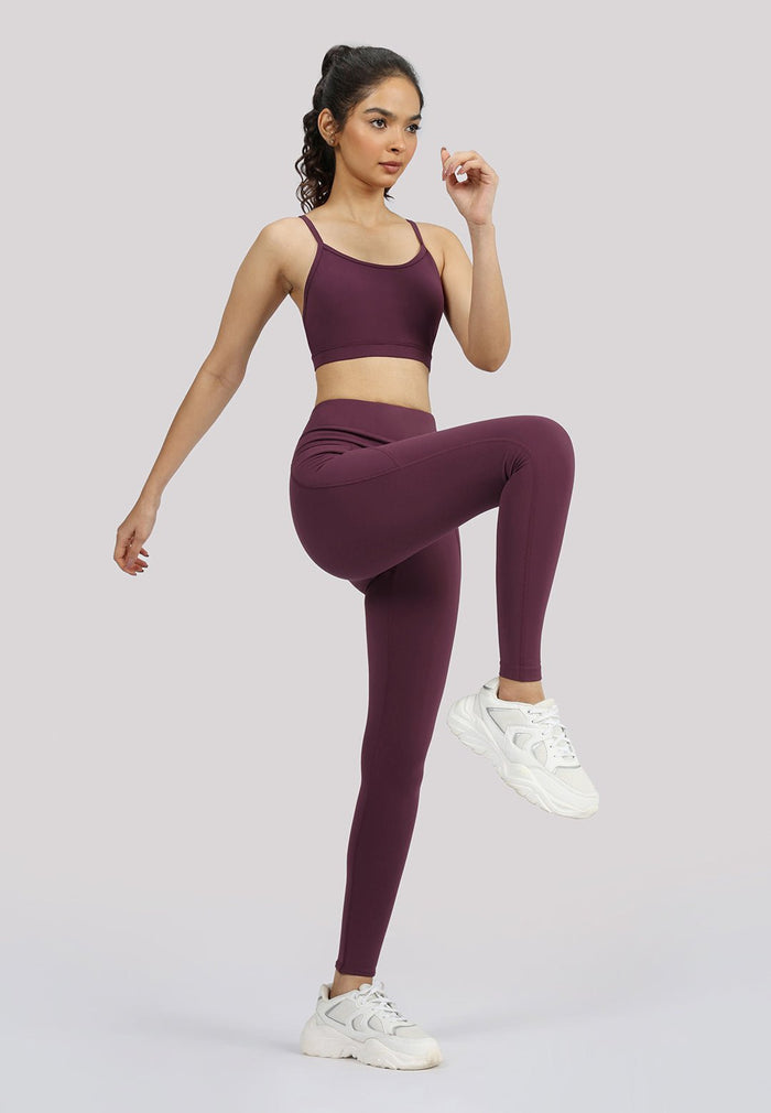 Strappy Racerback Sports Bra - BlissClub