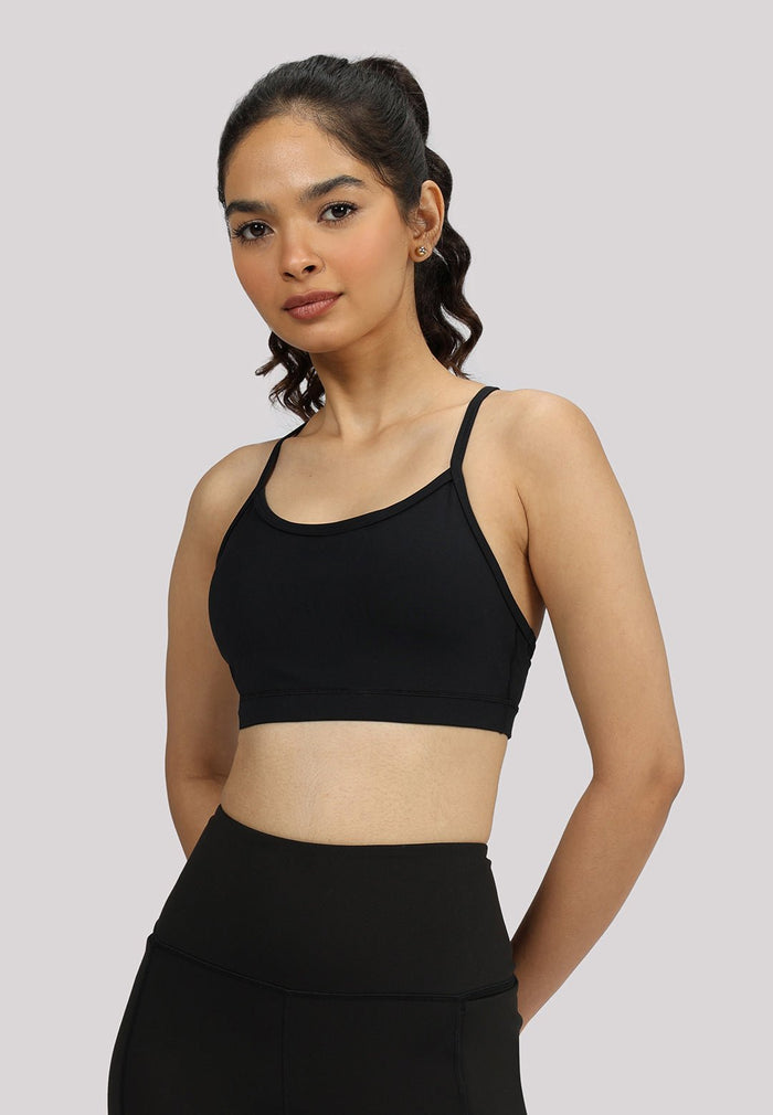 Strappy Racerback Sports Bra - BlissClub