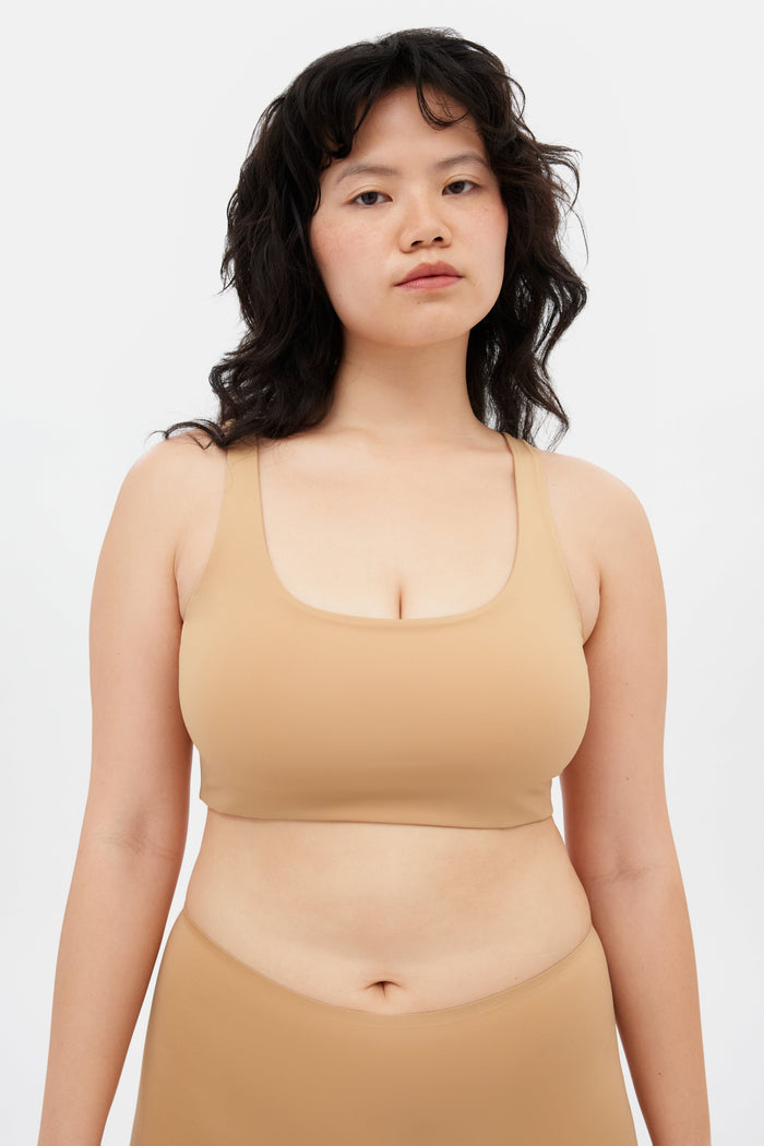 Suede Scoop Bralette
