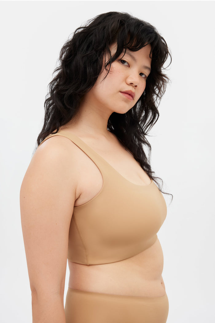 Suede Scoop Bralette