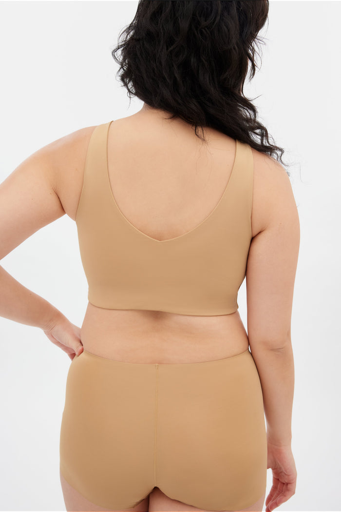 Suede Scoop Bralette