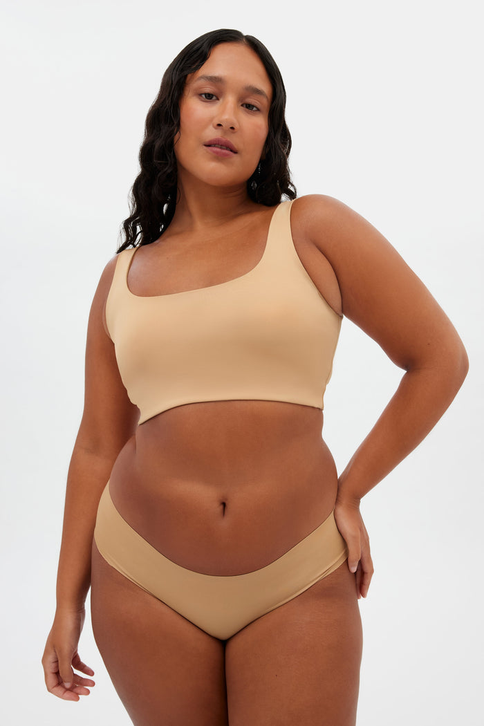 Suede Scoop Bralette