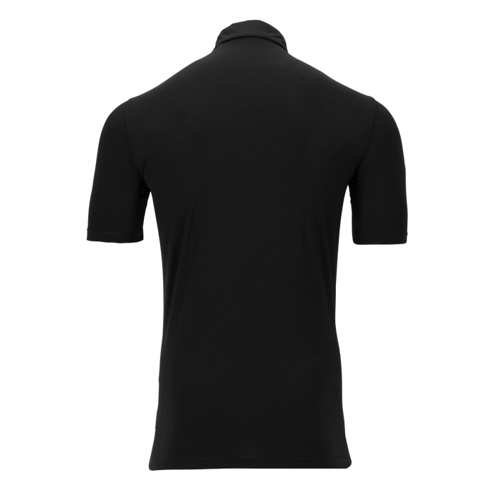 Greyson Clothiers Tala Polo in Black - Back View | Performance Golf Polo