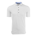 Greyson Clothiers Tala Polo in White - Front View | Men's Luxury Golf Polo