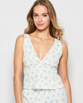 Textured Pajama Tank in She Sells Sea Shells
