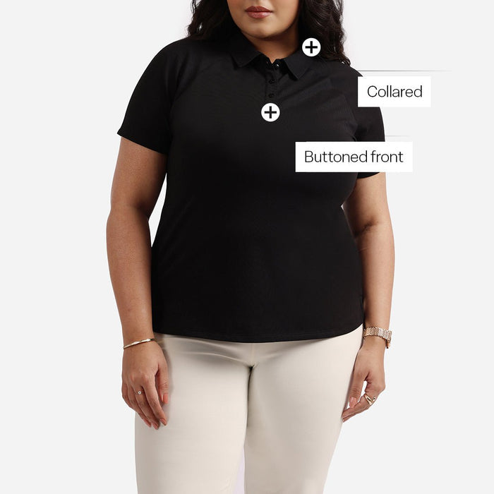 The Classic Pique Buttoned Polo - BlissClub