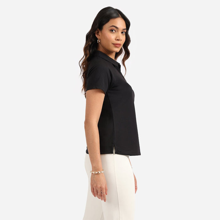 The Classic Pique Buttoned Polo - BlissClub