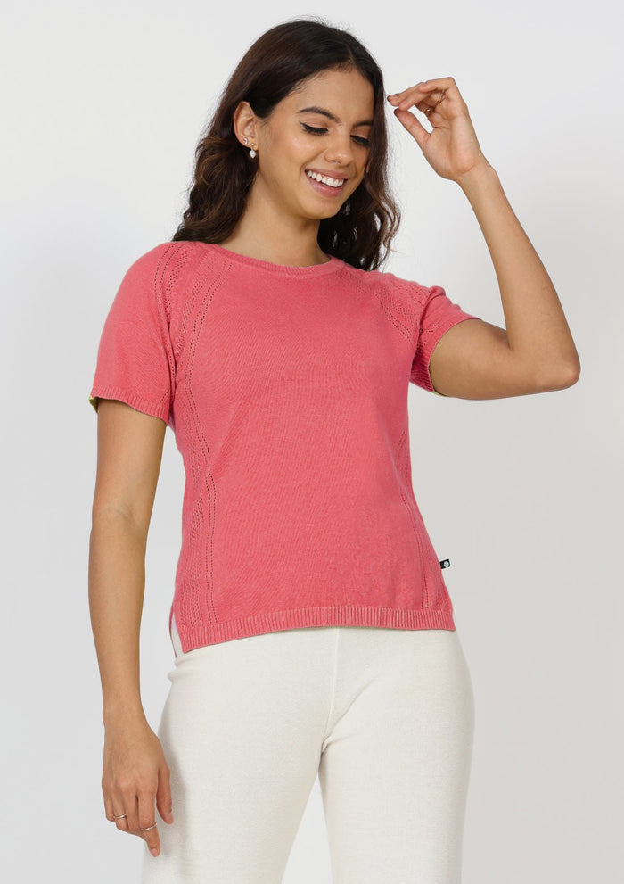 The Move All Day Pointelle Top - BlissClub