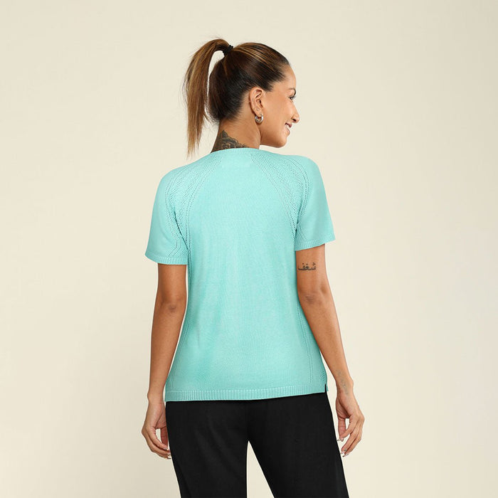 The Move All Day Pointelle Top - BlissClub