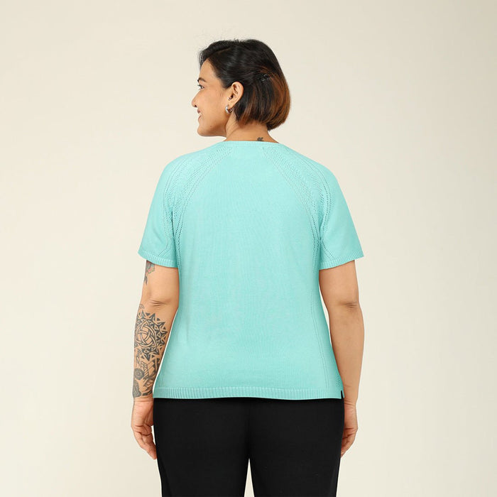 The Move All Day Pointelle Top - BlissClub