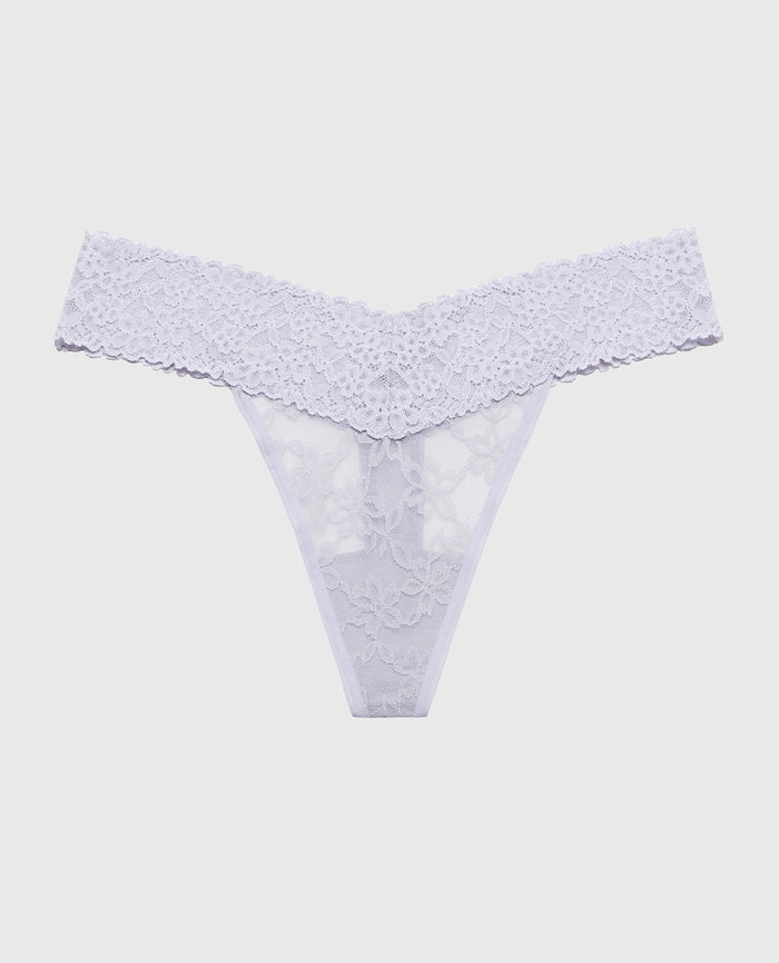 Thong Panty in Ultra Lace in Cosmic Sky