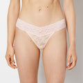 Thong Panty in Ultra Lace in Tropical Peach