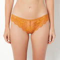 Thong Panty With Bewitched Lace in Golden Glow
