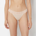 Thong Panty with Lace Trim