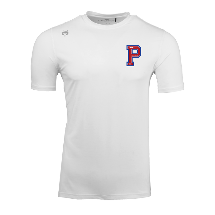 Arctic Throwback Detroit Guide Sport Tee - Front View, Pistons P Logo | Greyson Clothiers