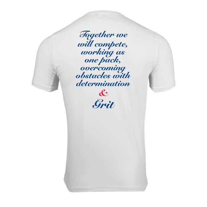 Arctic Throwback Detroit Guide Sport Tee - Back View, Pack Motto Graphic | Greyson Clothiers