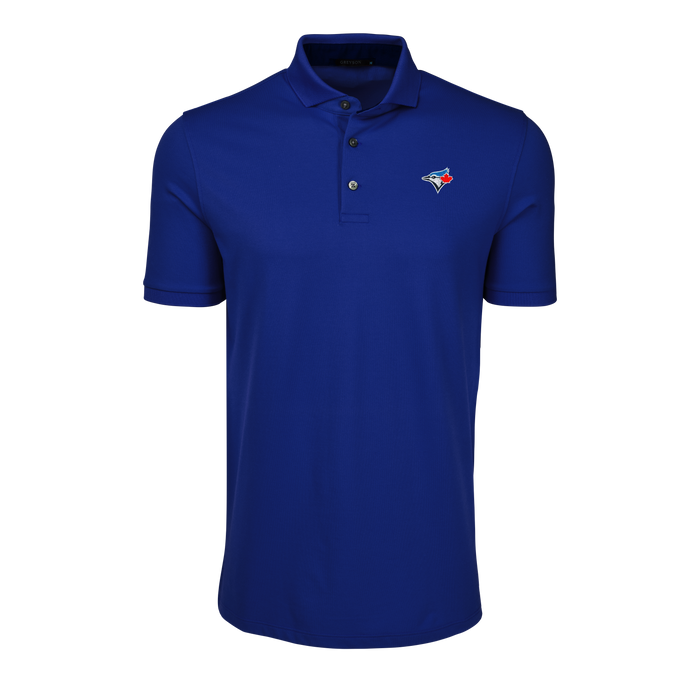 Royal Blue Toronto Blue Jays Crowley Performance Polo - Front View | Greyson Clothiers