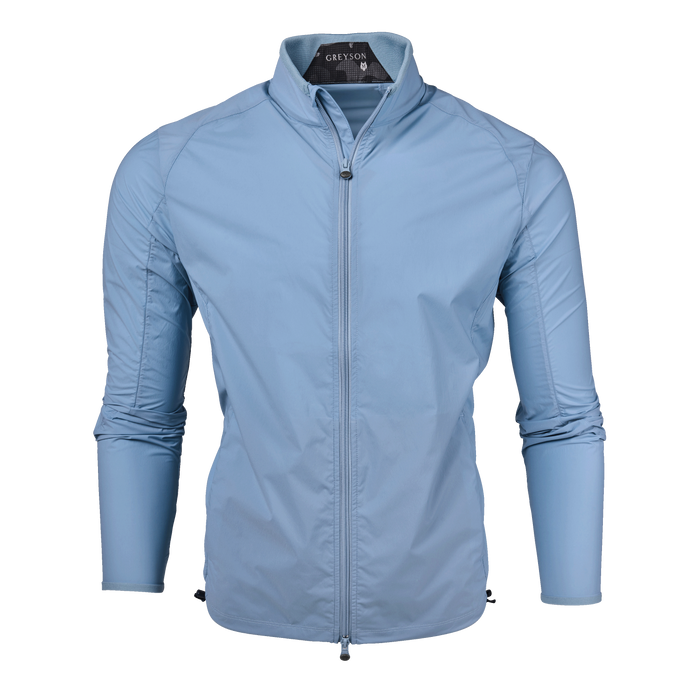 Maltese Blue Greyson Clothiers Trailwolf Full-Zip Jacket - Front View | Greyson Clothiers