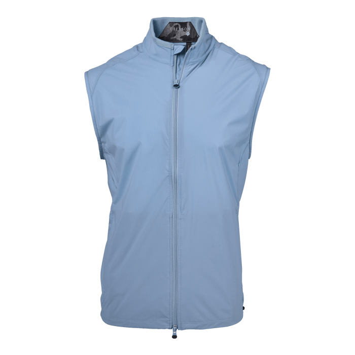 Greyson Clothiers Trailwolf Full-Zip Vest in Bonneville - Front View | Greyson Clothiers