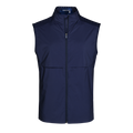 Maltese Blue Nylon Trailwolf Hybrid Sport Vest - Front View, Full-Zip | Greyson Clothiers