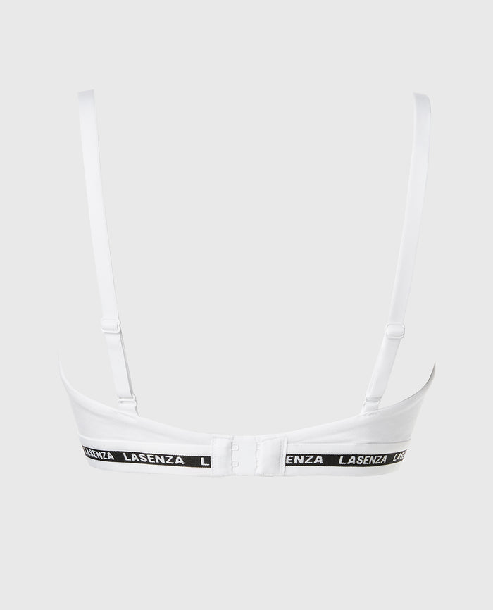 Triangle Padded Bra in Powdered Sugar