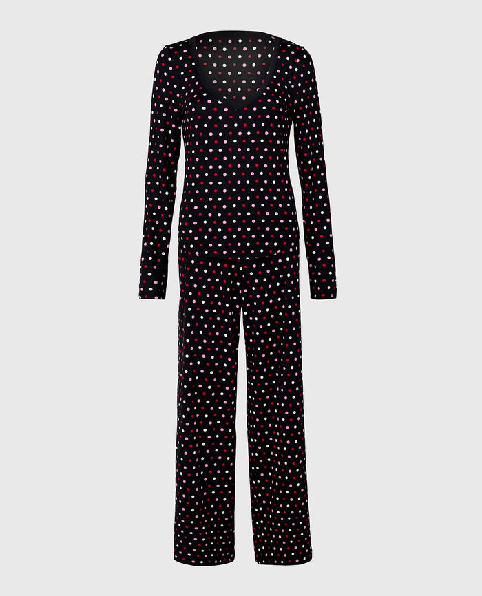 Two-Piece PJ Set in Sweet Dot