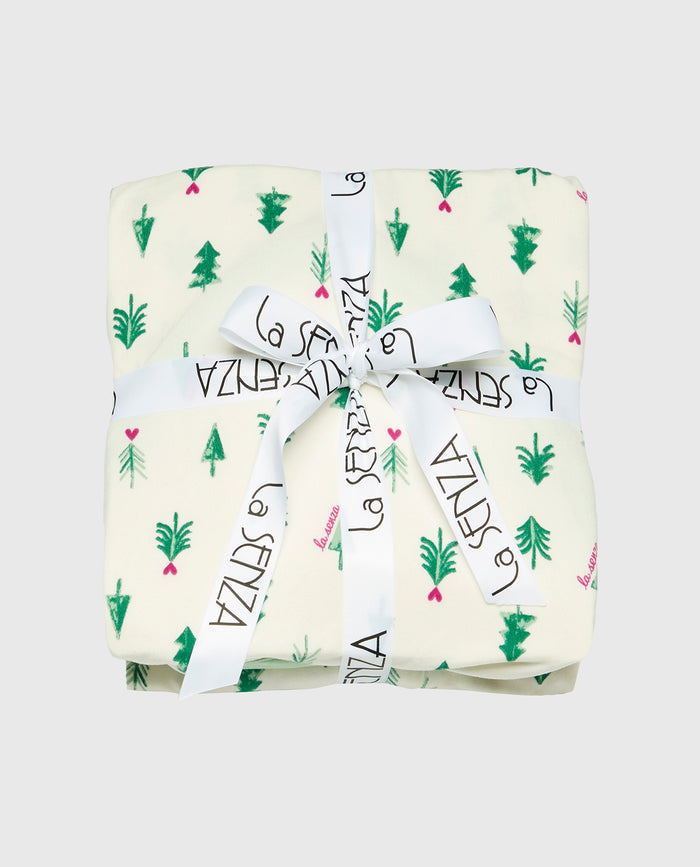 Two-Piece PJ Set in Tiny Trees