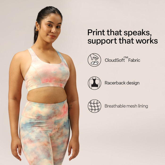 Ultimate Printed Comfort Sports Bra - BlissClub