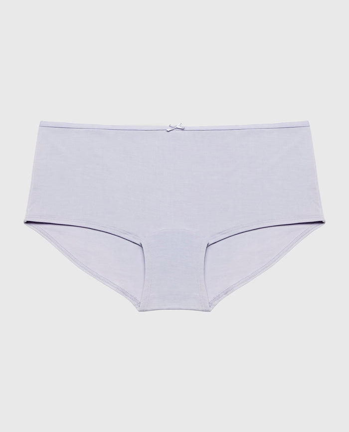 Ultrasoft Boyshort Panty with Bow Detail in Cosmic Sky