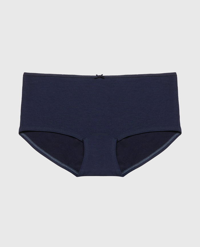 Ultrasoft Boyshort Panty with Bow Detail in Navy Blazer
