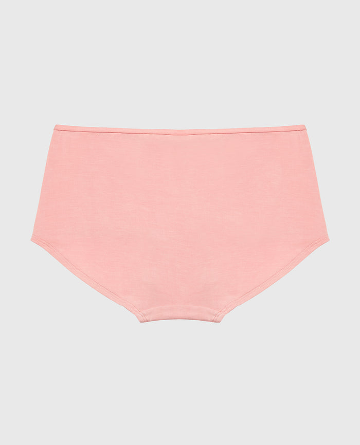 Ultrasoft Boyshort Panty with Bow Detail in Rose Elegance