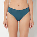 Ultrasoft High Waist Thong Panty with Bow Detail in Legion Blue