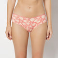Ultrasoft Hipster Panty with Bow Detail in Blush Floral Silhouette