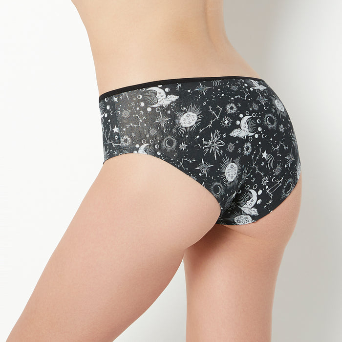 Ultrasoft Hipster Panty with Bow Detail in Celestial Sky