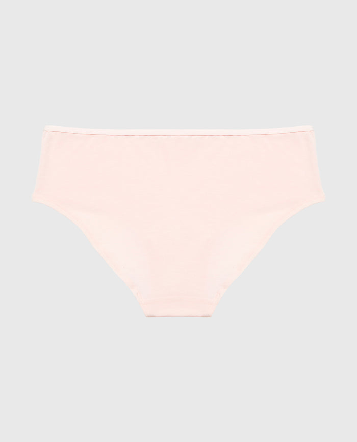 Ultrasoft Hipster Panty with Bow Detail in Crystal Pink