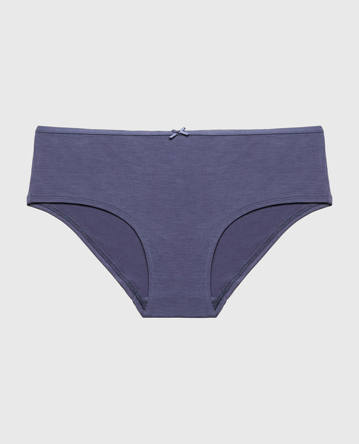 Ultrasoft Hipster Panty with Bow Detail in Vintage Indigo