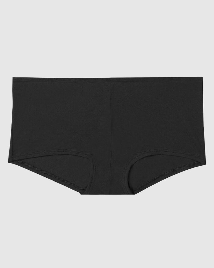 Ultrasoft Modal Boyshort Panty in Tuxedo Black