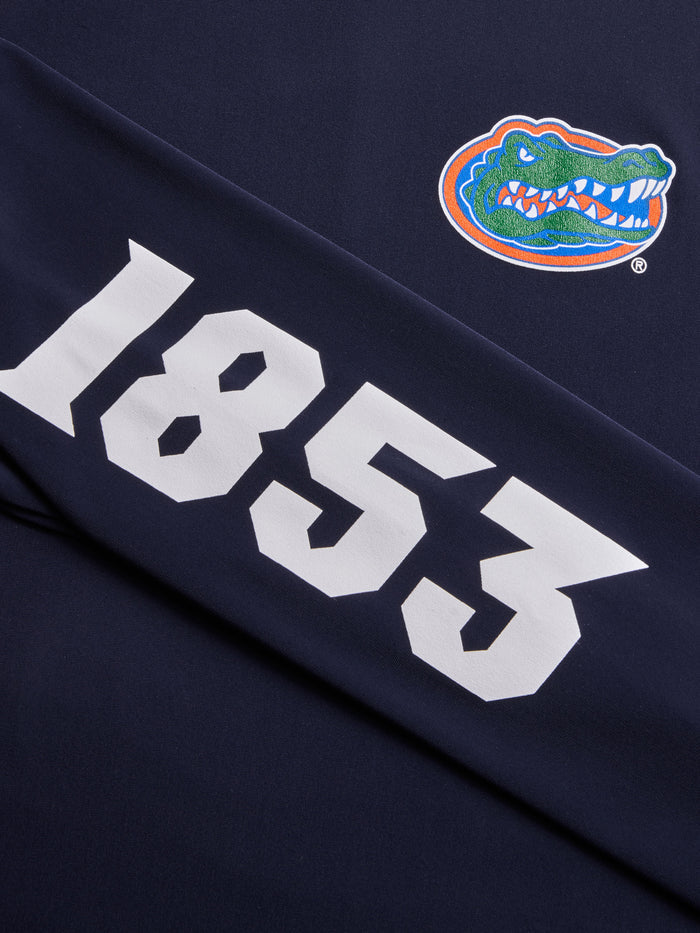 Florida Gators Logo and 1853 Sleeve Graphic Close-Up - University of Florida Colorado Hoodie | Greyson Clothiers