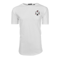 Arctic University of Georgia Alpha Slub Tee - Front View, Bulldogs & Wolf Chest Graphic | Greyson Clothiers