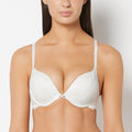 Up 2 Cup Plunge Bra with Afterglow Lace in Ivory