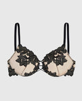 Up 2 Cup Push Up Bra with Lace Overlay