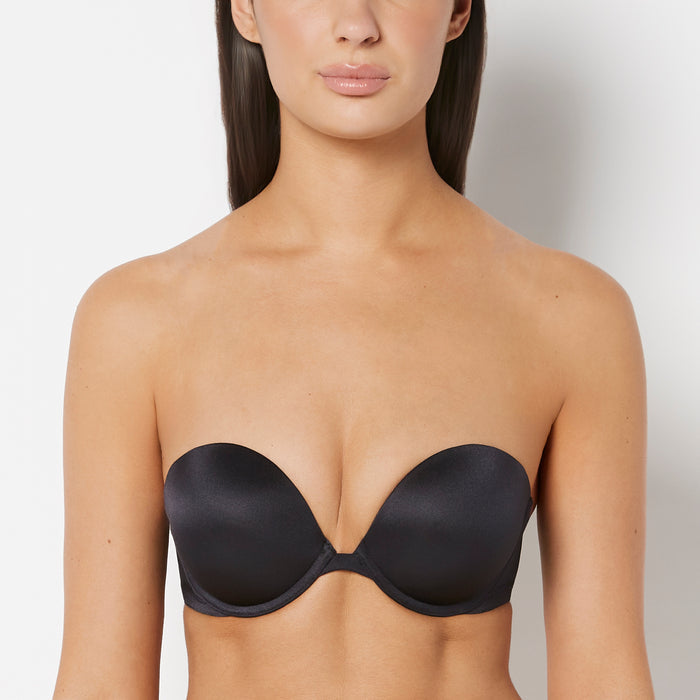 Up 2 Cup Strapless in Tuxedo Black