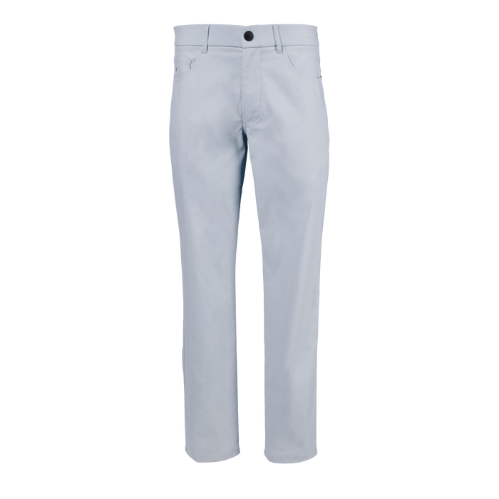 Greyson Clothiers Wainscott 5-Pocket Pant in Stone - Front View | Men's Performance Trouser