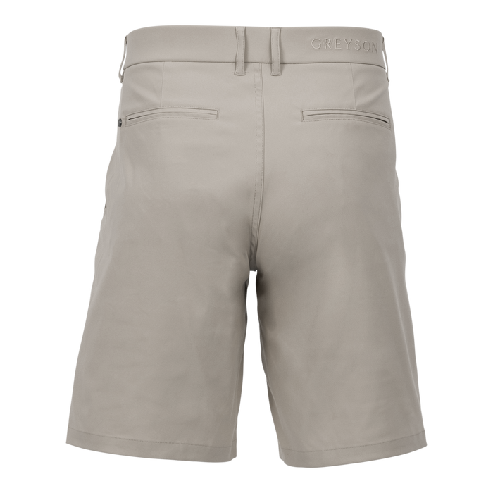 Stone Greyson Clothiers Wainscott Short - Back View, Embroidered Logo Waistband