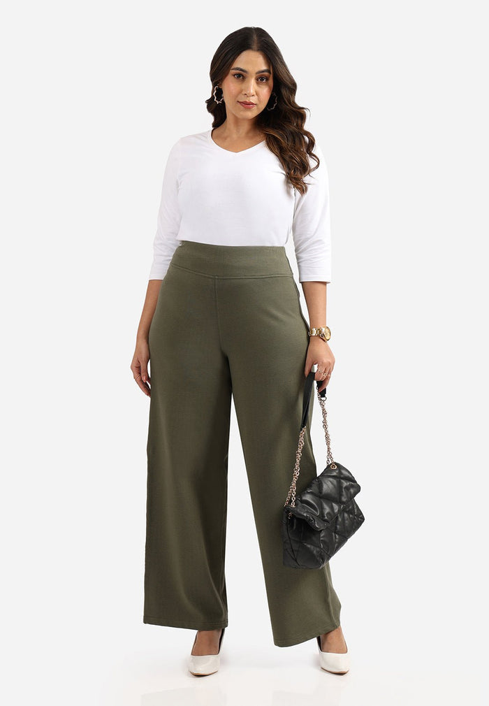 Hema Herringbone - Olive / XS-elene / Regular - Upto 5'4