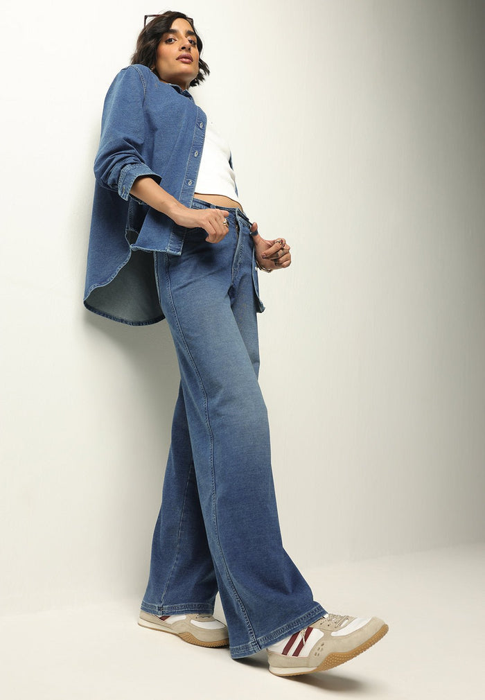 Ira Mid Indigo / XS-elene / Regular - Upto 5'4