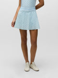 Mineral Mist Wolf Links Phoenix Flare Skirt - On Model Front View | Greyson Clothiers