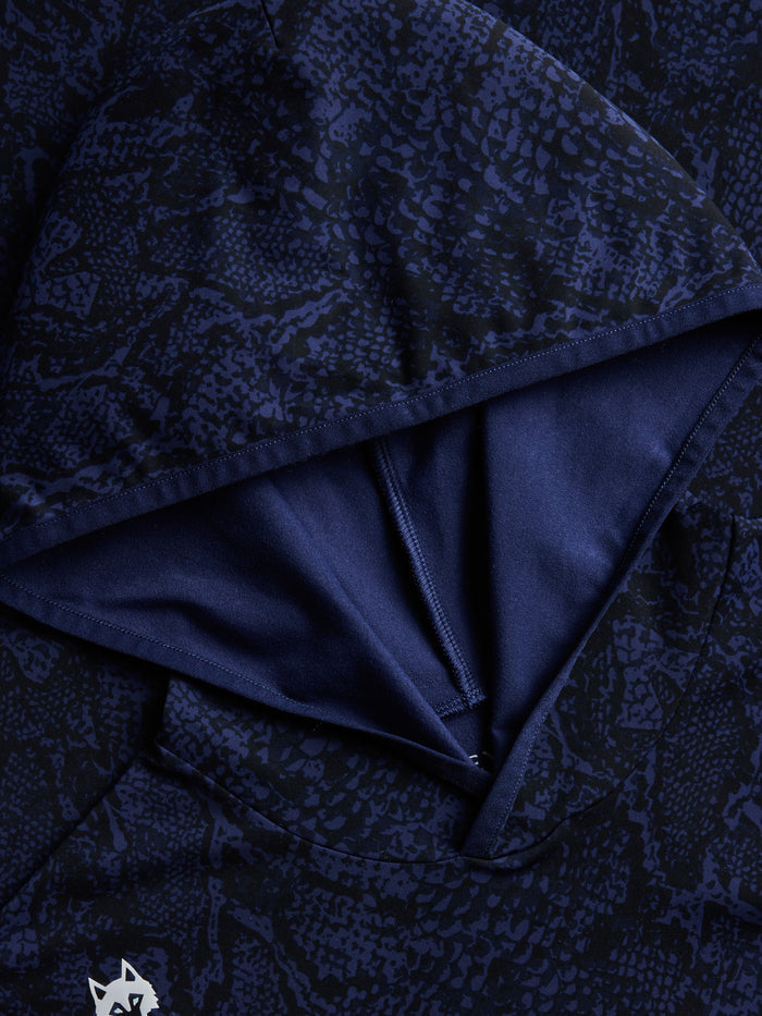 Wolf Scales Colorado Hoodie - Hood Interior & Brushback Knit Lining Detail | Greyson Clothiers