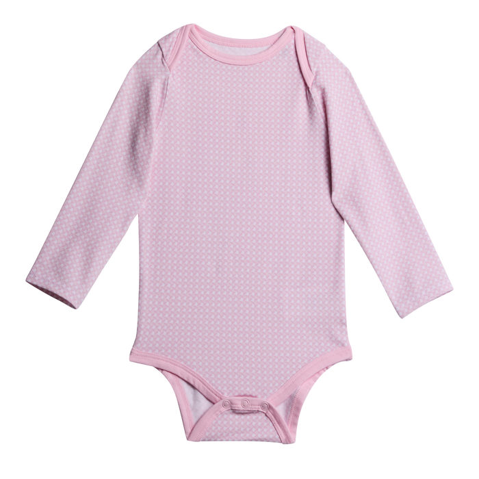 Ballet Slipper Wolf Whisperer Pups Onesie - Front Flat Lay, Long Sleeve Pima Cotton with Snap Closure | Greyson Clothiers