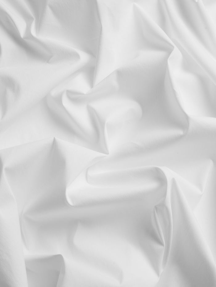 Greyson Clothiers Woodward Shirt - Arctic White Cotton Fabric Texture Close-Up | Greyson Clothiers